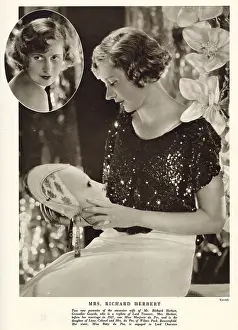 Sequinned: Mrs. Richard Herbert by Madame Yevonde