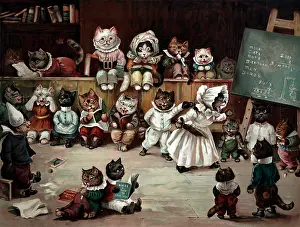 Instructing: Mrs Tabitha's Cat Academy Louis Wain
