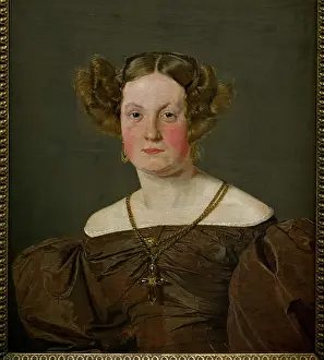 Puffed: Mrs Th. Petersen, nee Roepstorff, 1833, by Christen Kobke
