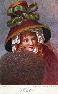 Wheatley: Mrs Wheatley in 1788 - Winter - Francesco Bartolozzi