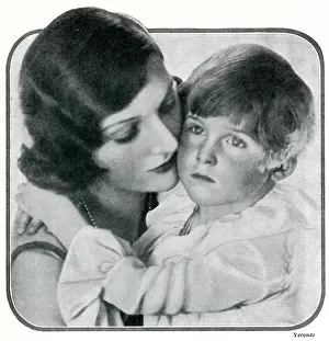 Widowed: Mrs.Glen Kidston and Archie