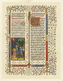 Breviary: MS - C15 FRENCH BREVIARY