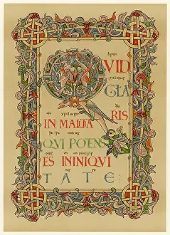 Psalter: MS - CII ILLUMINATION