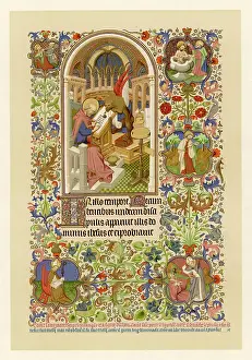 Evangelists: MS - WRITING 15TH CENT
