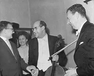 Mstislav Rostropovich, renowned Russian cellist