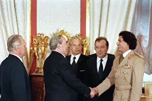 Muammar: Muammar Gaddafi on visit to the USSR, 1981