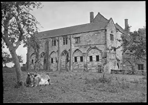 Muchelney: Muchelney Abbey, Abbot's House, Muchelney, Somerset