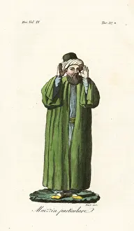 Ignace: Muezzin performing the call to prayer or adhan