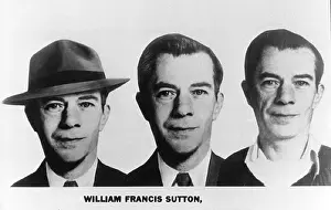 Slick: Mug shots of Willie Sutton (1901-1980) from ?