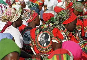 Mugabe: Mugabe's image on supporters dresses