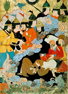 Robed: Muhammad and Abu Bakr, 17th Century