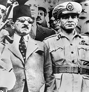 Maher: Muhammad Naguib with Egyptian Premier Ali Maher