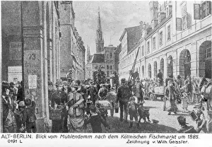 Stroller: Muhlendamm in Berlin, 1885