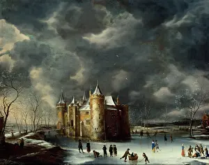 Beerstraaten: Muiden Castle in Winter