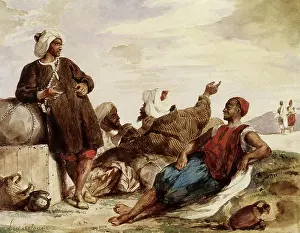 Baggy: Mule-Drivers from Tetuan, by Delacroix