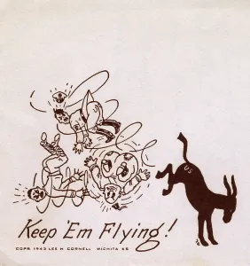 Booted: US Mule kicks Axis leaders - USA - WW2 Propaganda