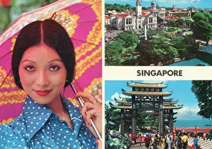 Gateway: Multi-image postcard of Singapore