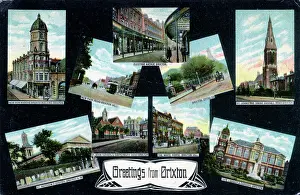 Lambeth: Multiview Card, Brixton, London