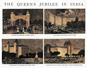 Elphinstone: Mumbai - Triumphal Arch / Elphinstone Circle / Post Office