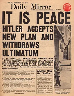 Ultimatum: Munich Agreement -- Peace
