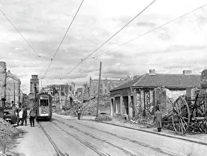 Clearance: The Munich Augustinstrasse after the end of the war, 1945