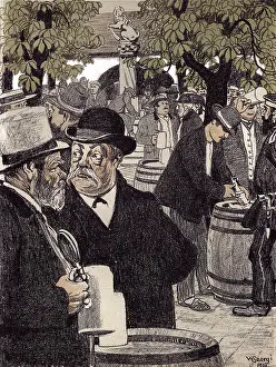 Tankard: MUNICH BEER GARDEN 1901