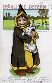 Englischer: Munich Easter posrcard, 1901
