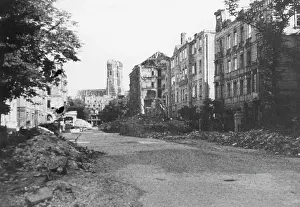 Frauenkirche: The Munich Max-Joseph-Strasse after the end of the war, 1945