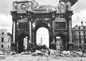 Siegestor: The Munich Siegestor - Victory Gate, 1944