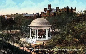 Municipal: Municipal Gardens - Band Stand, Southport, Lancashire