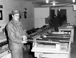 Projectiles: Munitions depot Miesau of the U.S. army