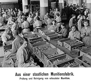 Munitions: Munitions factory, 1916