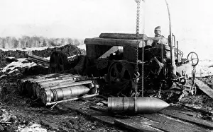 Batteries: Munitions for the heavy motorized mortar batteries, 1915