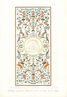 Epochs: Mural of Bacchus and Ariane with satyrs, Palazzo
