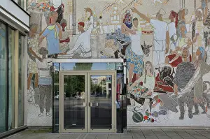 Heller: Mural, Cafe Moskau, Berlin, Germany