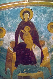 1490: Mural at the Cathedral of Nativity of Virgin in