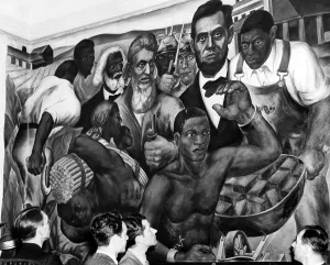 Slaves: Mural at Harlem Court, 1938