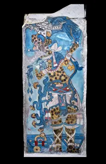 Tlaxcala: Mural, Museo Nacional de Antropologia, Mexico City, Mexico