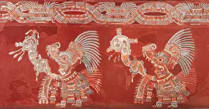 Teotihuacan: Mural, Museo Nacional de Antropologia, Mexico City, Mexico
