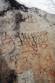 Siberia: Mural paintings in Eastern Siberia, 1980
