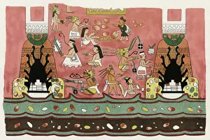 Teotihuacan: Mural from Teotihuacan, Mexico