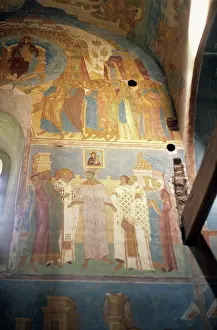 1490: Murals at Cathedral of Nativity of Virgin in Ferapontov