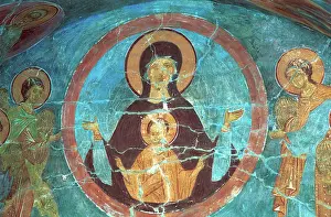 1490: Murals at Cathedral of Nativity of Virgin in Ferapontov