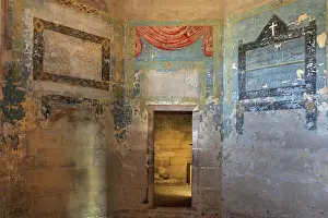 Mirabeau: Murals, Keep, Chateau de Vincennes, Ile de France, France