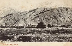 Quetta: Murdar Hills and Barracks, Quetta, British India