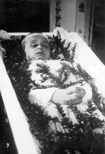 Forehead: The murdered Wilhelm Roetters, 1920s