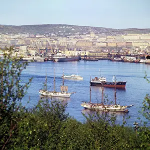 Kola: Murmansk, USSR. A view of Murmansk