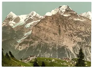 Murren: Murren, general view, Bernese Oberland, Switzerland