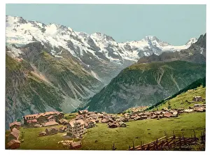 Murren: Murren, general view, Bernese Oberland, Switzerland