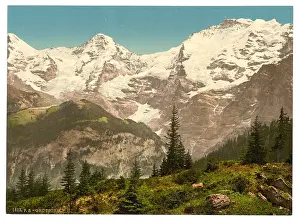 Eiger: Murren, Grutschalp, II, Eiger, Monch and Jungfrau, Bernese O